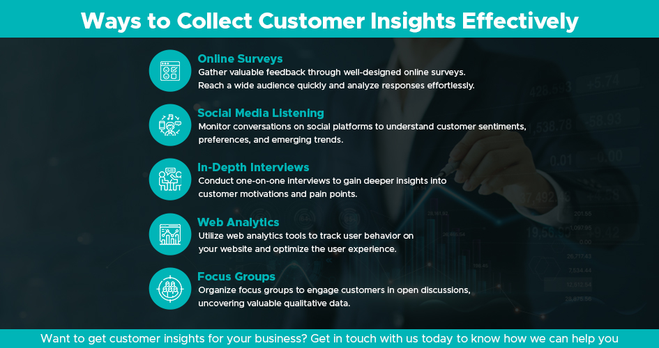 ways to collect customer insights