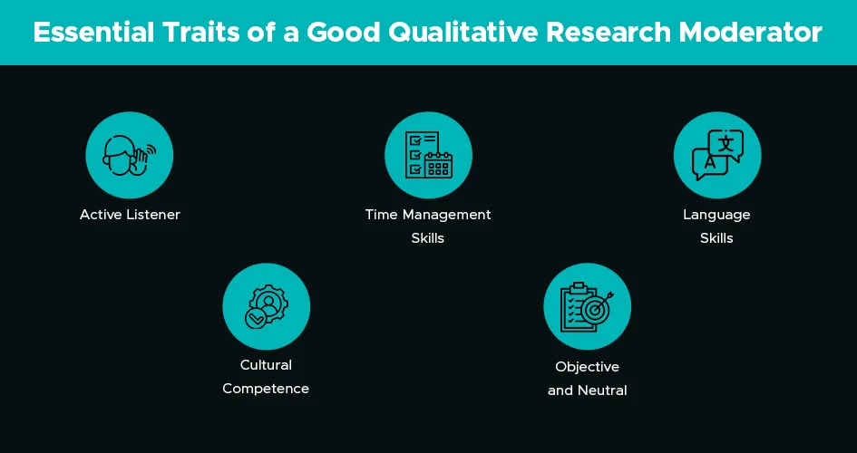 essential traits of a good qualitative research moderator