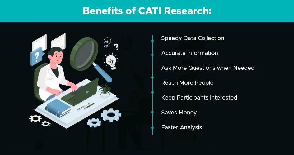 the strengths of CATI research against common research